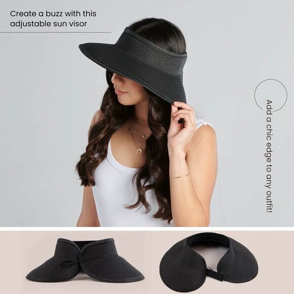 San Diego Hat Company Women\'s Ultrabraid Sun Hats Black One Size main image 7